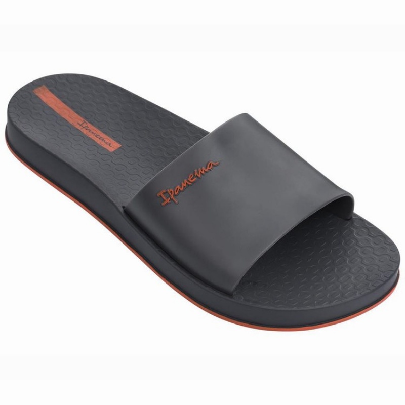 Grey Men's Ipanema Glide Slides | 8075142-KP