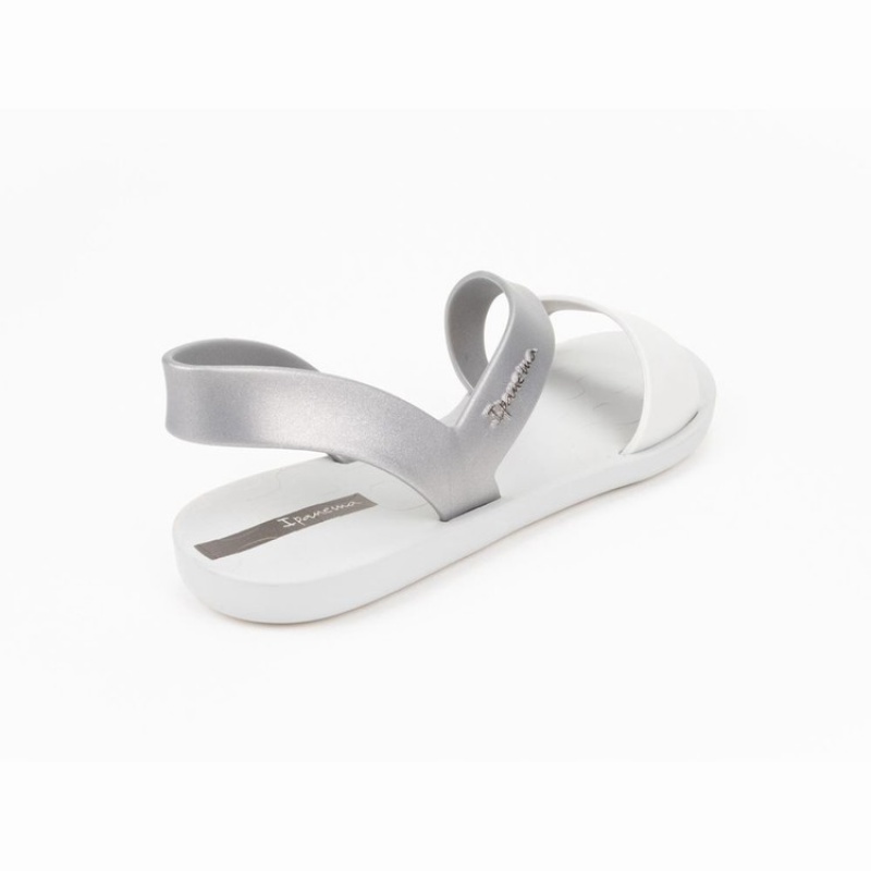 Grey / Silver Women's Ipanema Vibe Sandals | 0986715-XK