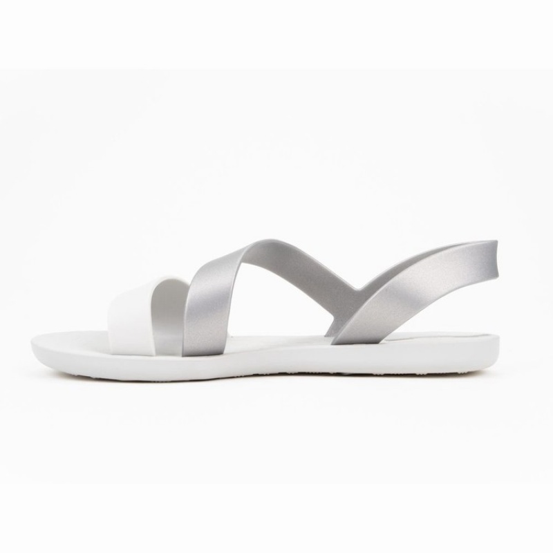 Grey / Silver Women's Ipanema Vibe Sandals | 0986715-XK