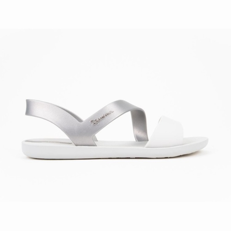 Grey / Silver Women's Ipanema Vibe Sandals | 0986715-XK