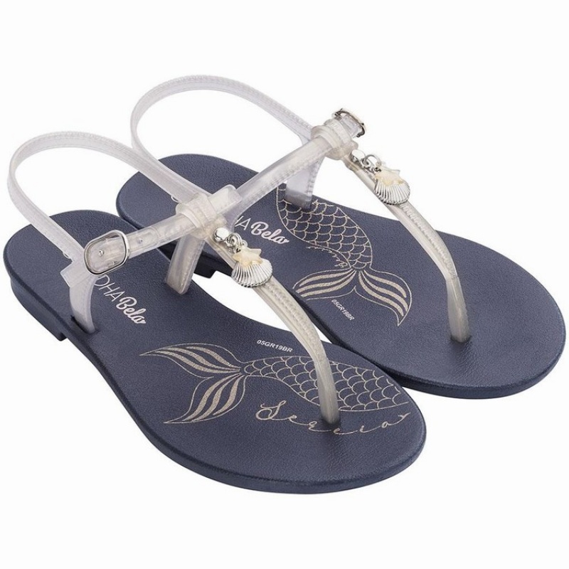 Navy Kids\'\' Ipanema Cacau Sereia Sandals | 1370428-AF