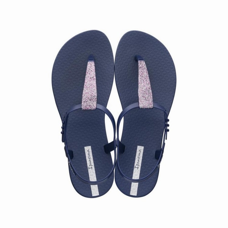 Navy Women\'s Ipanema Class Pop II Sandals | 7230184-LC