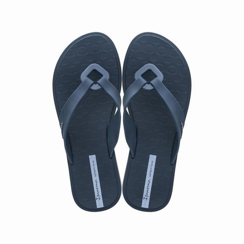 Navy Women\'s Ipanema Nexo Flip Flops | 3901582-OA