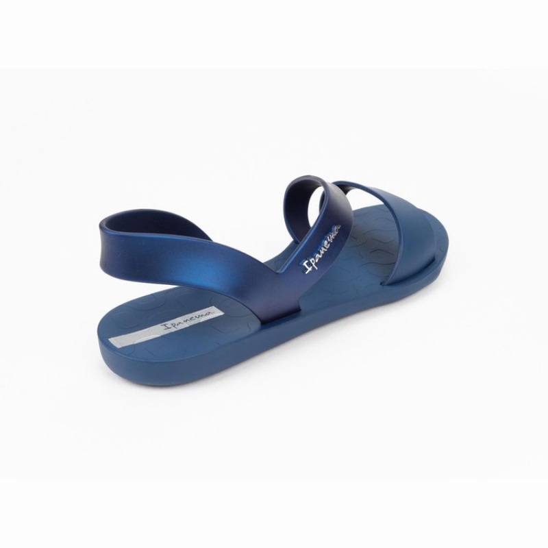 Navy Women's Ipanema Vibe Sandals | 2405318-HF