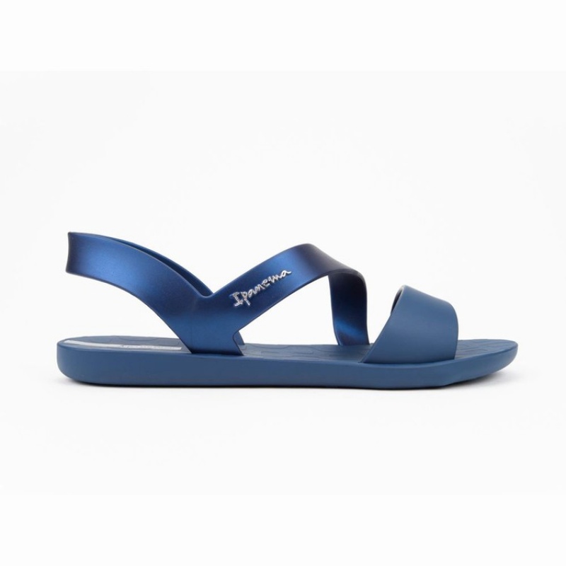 Navy Women's Ipanema Vibe Sandals | 2405318-HF