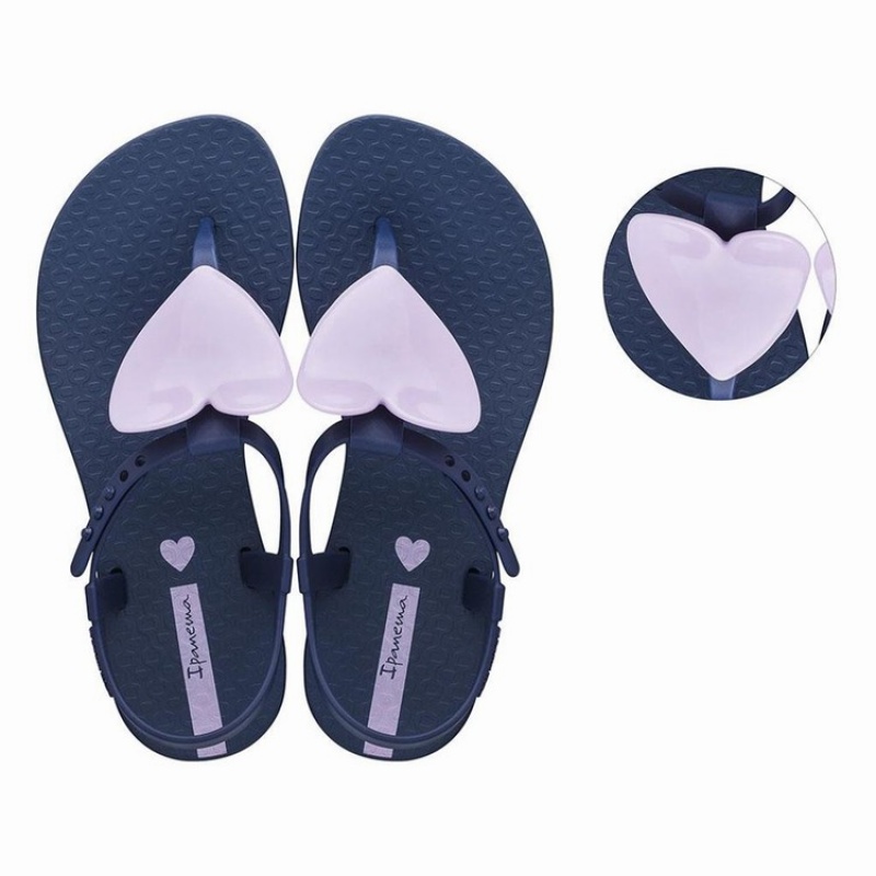 Navy / Pink Kids'' Ipanema Class Love Sandals | 1864570-YC