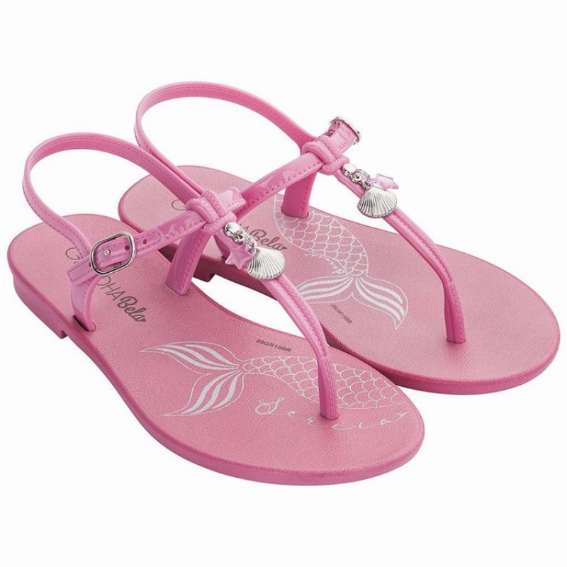 Pink Kids\'\' Ipanema Cacau Sereia Sandals | 4610372-ZX