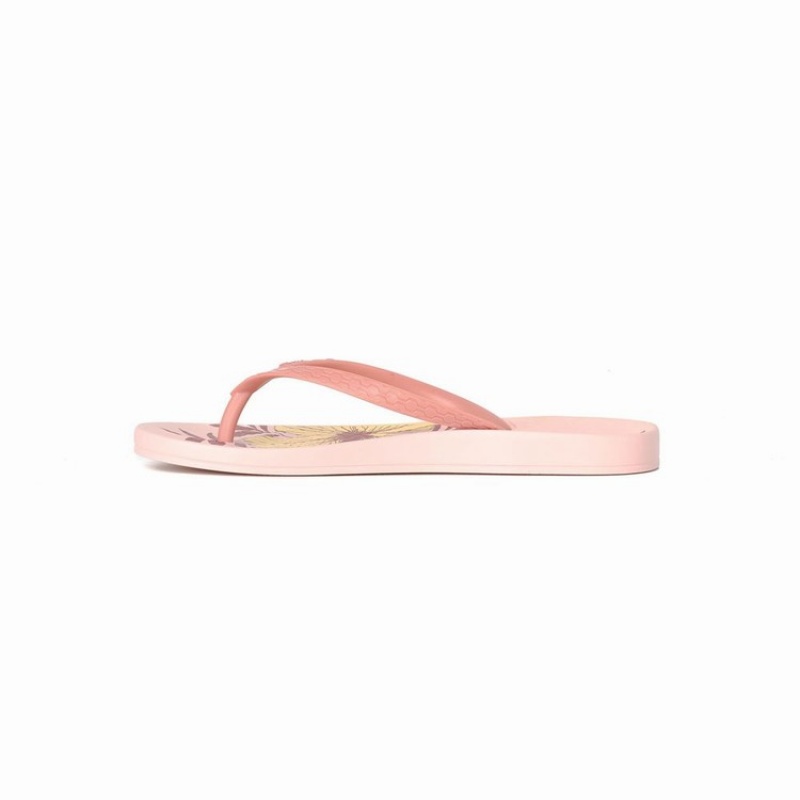 Pink Women's Ipanema Ana Hibiscus Flip Flops | 0174965-IH