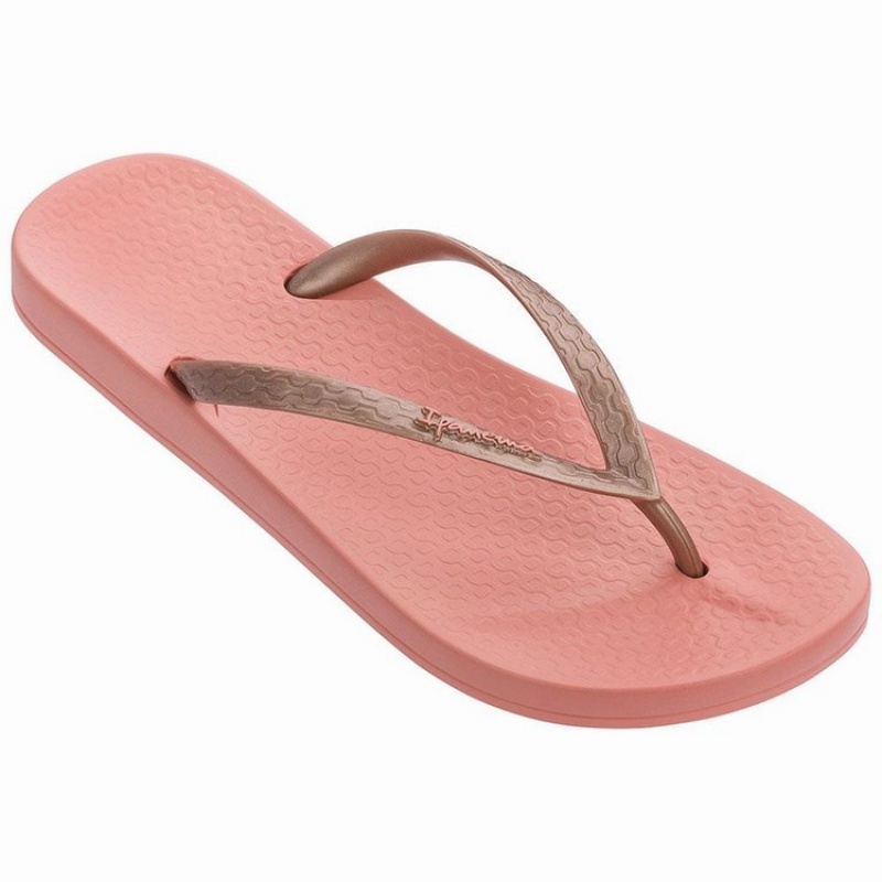 Pink Women\'s Ipanema Anatomic Tan Flip Flops | 0371429-ML