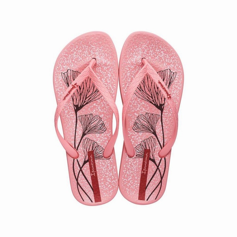 Pink Women's Ipanema Anatomic Temas XI Flip Flops | 3204178-SI