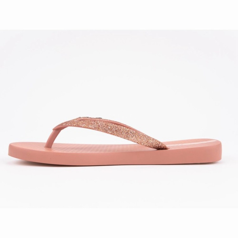 Pink Women's Ipanema Glitter II Flip Flops | 6953108-LV