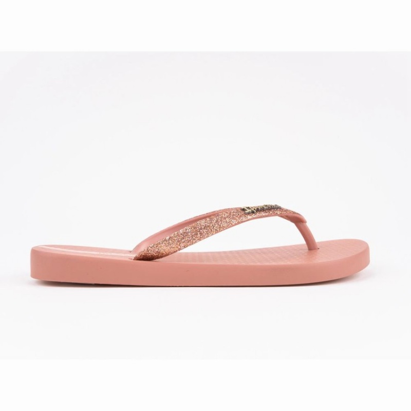 Pink Women's Ipanema Glitter II Flip Flops | 6953108-LV