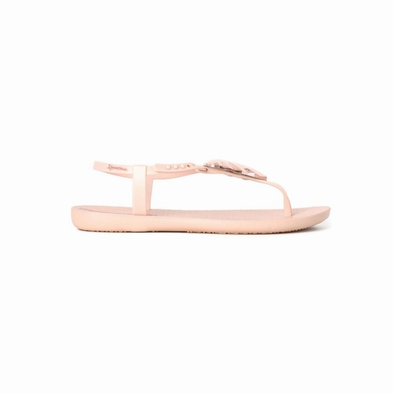 Pink Women's Ipanema Leaf Sandals | 1837526-QK