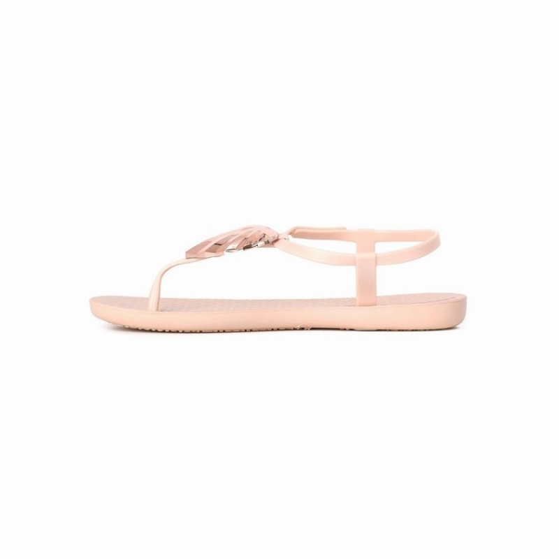 Pink Women's Ipanema Leaf Sandals | 1837526-QK