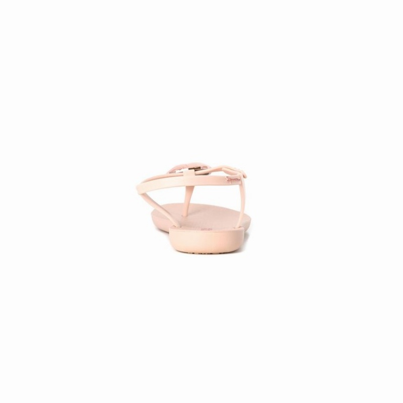 Pink Women's Ipanema Leaf Sandals | 1837526-QK