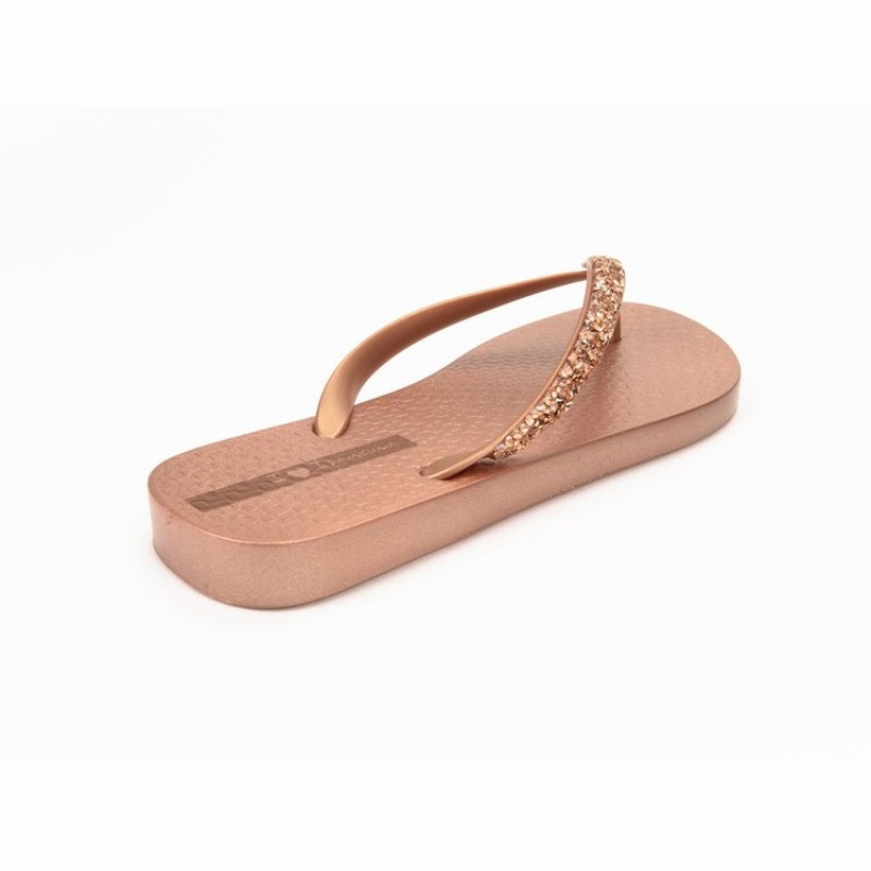 Pink Women's Ipanema Pebble Flip Flops | 6428590-MO