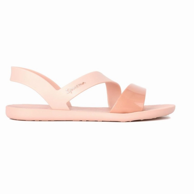 Pink Women's Ipanema Vibe Sandals | 7019248-ZF