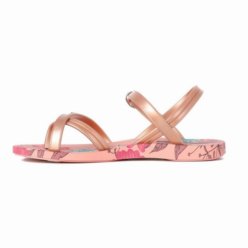 Pink / Beige Kids'' Ipanema Suzi Print II Sandals | 9347506-BD