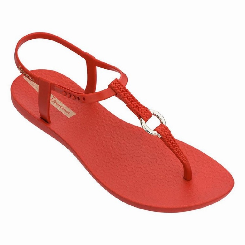 Red Women\'s Ipanema Charm VII Aro Sandals | 2583097-YP