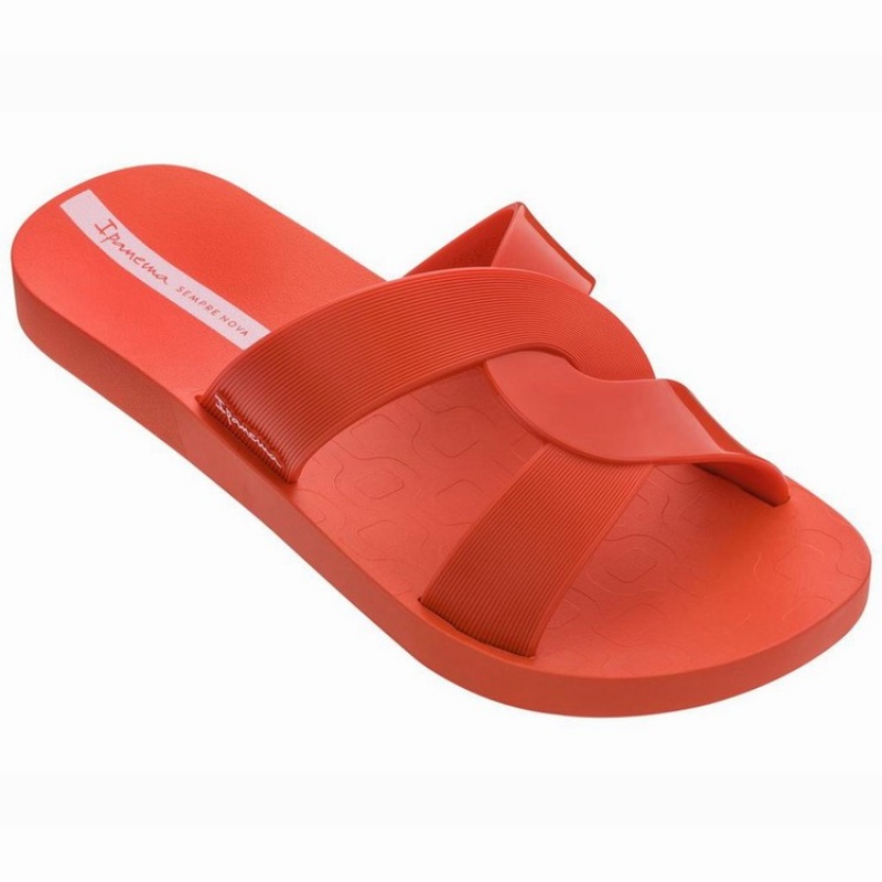 Red Women's Ipanema Feel Slides | 6743192-CR