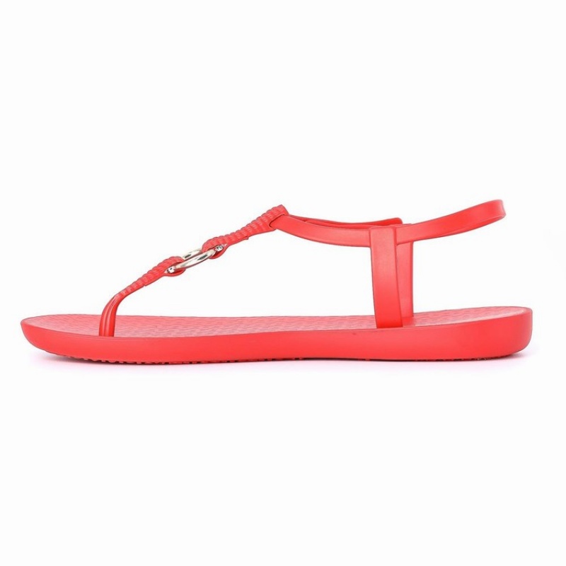 Red Women's Ipanema Link Sandals | 4126930-YV