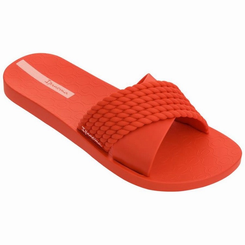 Red Women's Ipanema Street Sandals | 9605824-TE