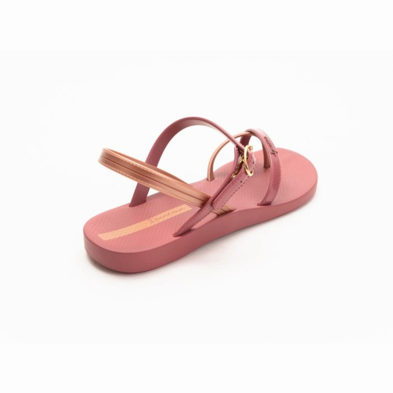 Red / Pink Women's Ipanema Suzi Sandals | 2037468-LF