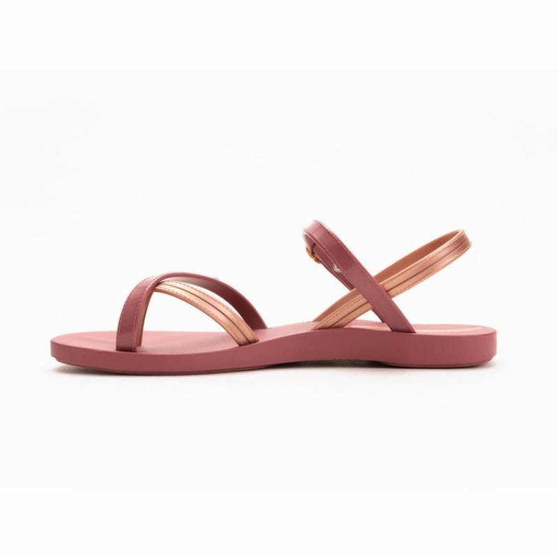 Red / Pink Women's Ipanema Suzi Sandals | 2037468-LF