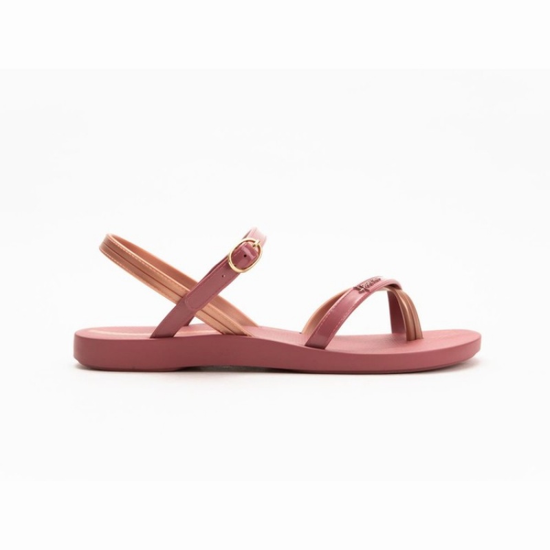 Red / Pink Women's Ipanema Suzi Sandals | 2037468-LF