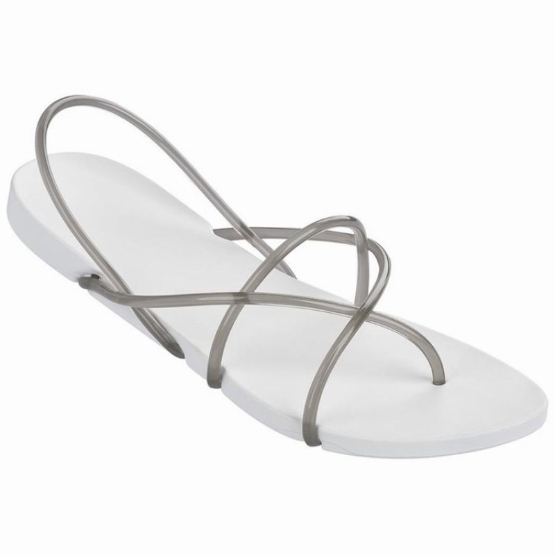 White / Grey Women\'s Ipanema Philippe Starck Thing G Sandals | 3578019-SR